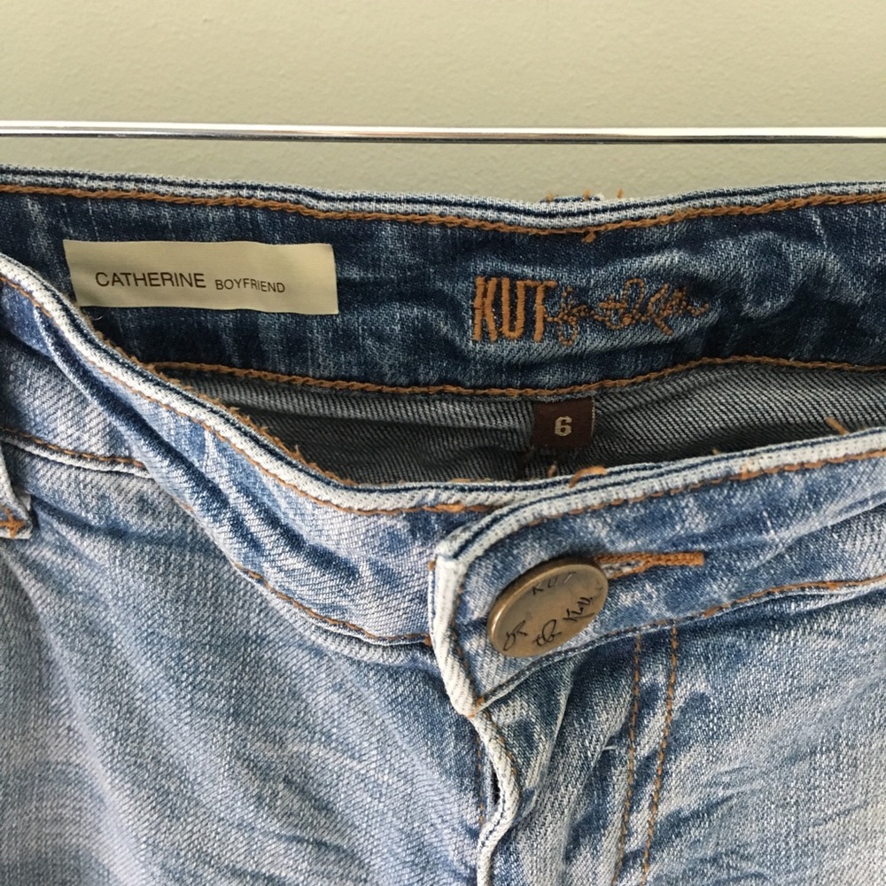 Kut from the Kloth Ripped Boyfriend Jeans - Picture 4 of 5